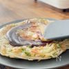 材料少なすぎ＊もやしだけお好み焼きの工程3