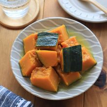 ねっとり濃厚♡かぼちゃの白だし煮