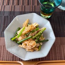 鶏むね肉とザーサイの和え物