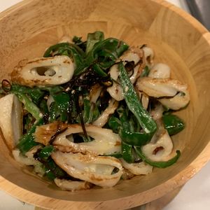 ぐ〜たら子の作ってみた!投稿(うまい惣菜😋❣ちくわとピーマンの塩昆布マヨネーズ🥗)
