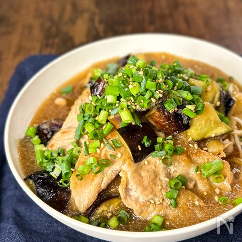 【コンロ1つで夏のご馳走】なすと豚肉のみぞれそうめん
