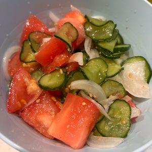 イトマルの作ってみた!投稿(食べる美容液《夏野菜♡さっぱりごま酢サラダ》)