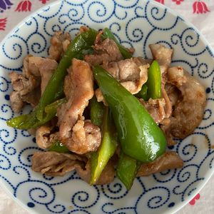 万福の作ってみた!投稿(ごはんが進む♡『豚バラピーマン』)
