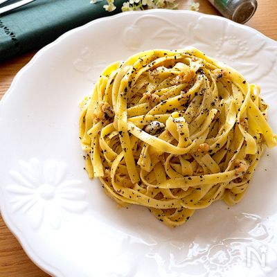 ジェノベーゼソースがなくてもできちゃうジェノベーゼパスタ♡