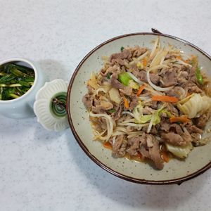 ひろりぃの作ってみた!投稿(ピリ辛中華！肉野菜炒め)