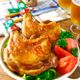 オーブン漬け込み不要！ワンパンで☆鶏もも肉のクリスマスチキン
