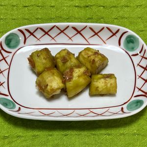 キャピタンの作ってみた!投稿(レンジで簡単！焼かない焼きなす)