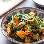 【絹揚げのキムチ旨だし炒め】5分未満でヘルシー激旨おかず♪