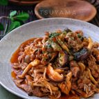調味料３つ！＊豚肉ときのこの旨ケチャバター炒め