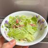 ケの作ってみた!投稿(カニカマレタスのやみつき♡おつまみサラダ【#包丁いらず】)
