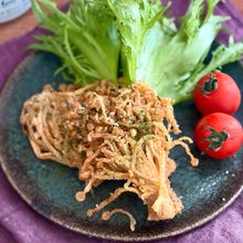 サクッとやみつき!えのきの揚げ焼き【簡単おつまみ】
