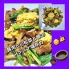サトちゃんの作ってみた!投稿(豚肉と小松菜と卵のスタミナ塩炒め)