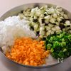 【夏野菜のドライカレー】炒めるだけ!パパッと絶品カレー♪の工程1