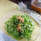 ホタテ缶で作る絶品ドレッシング♪癖のある豆苗も美味しく！！
