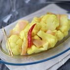 カリフラワーとハムのカレーピクルス 1分茹でて漬けるだけ