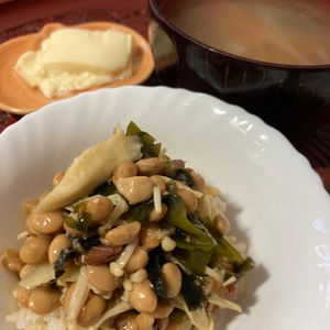 luの作ってみた!投稿(「えのき梅と納豆丼」レンチンで簡単栄養ごはん！)