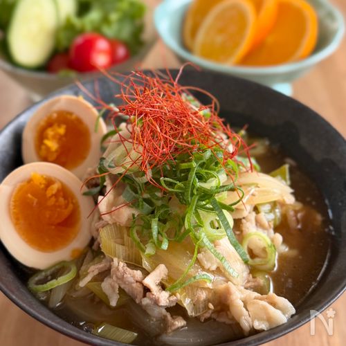 おうちで簡単！ねぎ豚味噌ラーメン