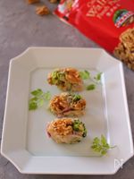 クルミとじゃこのハニーマスタードポテトサラダ