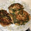 1010432の作ってみた!投稿(【豆腐キムチヂミ】ヘルシーでもちもち!)