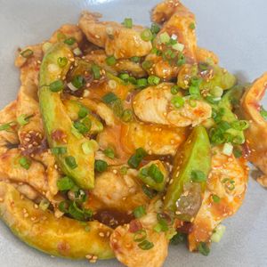 aaaaの作ってみた!投稿(さっぱり鶏むねユッケ)