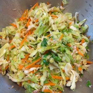 ふおらの作ってみた!投稿(春キャベツとツナのうま塩サラダ【#作り置き #野菜不足解消】)