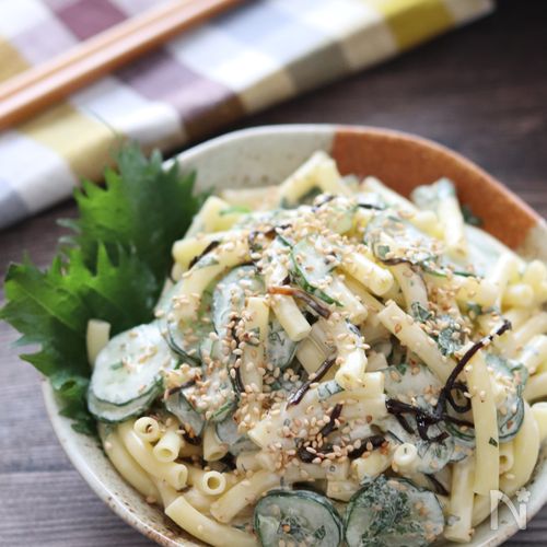 【塩昆布入り和風マカロニサラダ】これはハマる!!