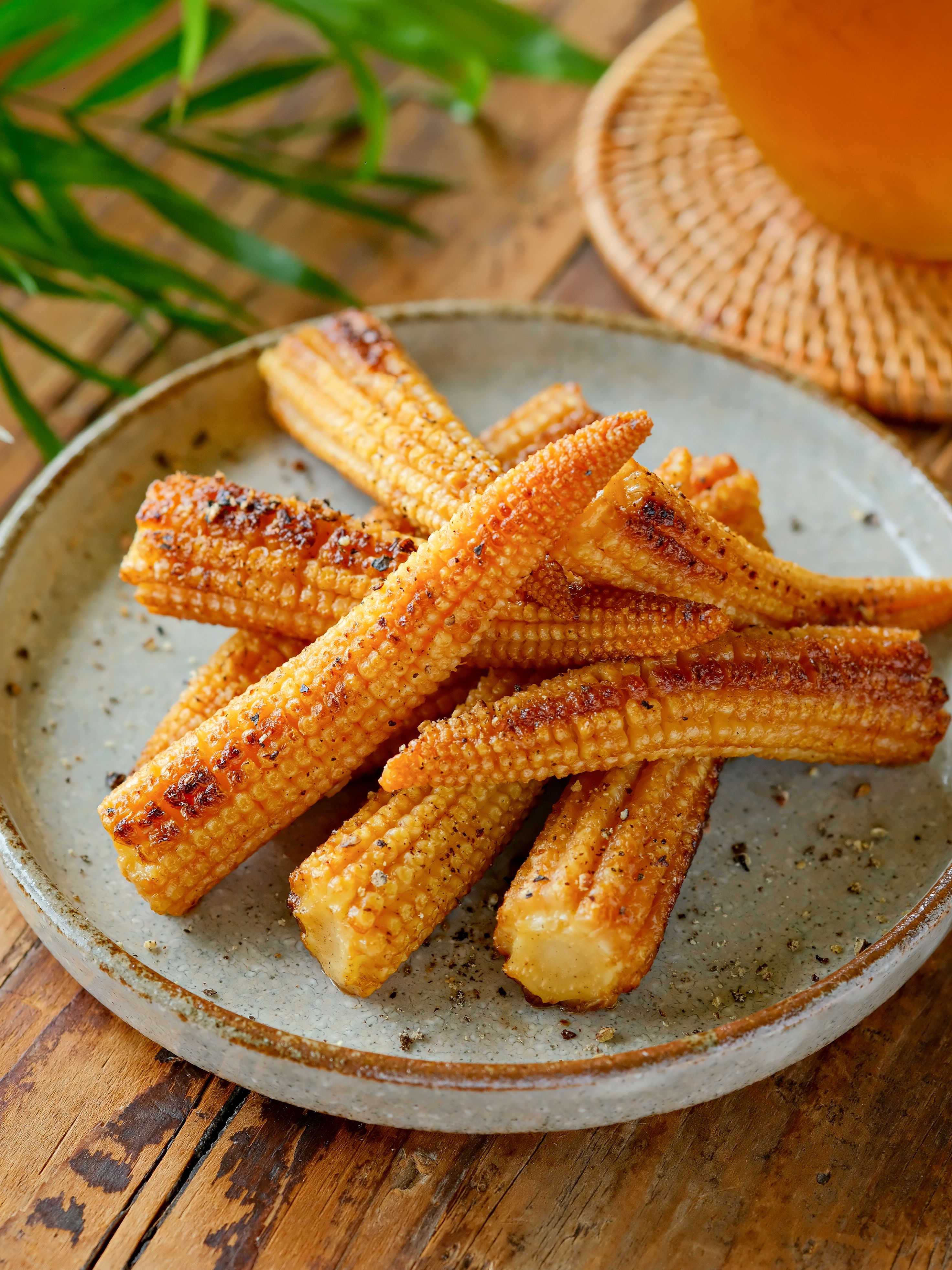 焼きヤングコーンのバター醤油】2分で完成！こどもウケ抜群！ | レシピ