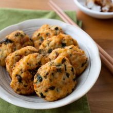 『ふんわり。ワカメと野菜の手作りがんも』＃豆腐１丁使い切り