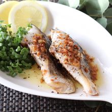 淡泊な魚にニンニクでパンチ♡サワラのガーリックレモンペッパー