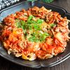 【居酒屋風♪とろ～り旨辛】豚こまキムチーズ焼き