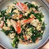くだもの大好き🧡の作ってみた!投稿(【かにかまとほうれん草の白和え】コクの隠し味でお酒にも合う)