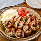 【大葉と梅肉チーズのロールカツ】お弁当にも♪