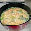 【豆腐の鶏団子ふわふわスープ】春キャベツと煮るだけで美味しいの工程2