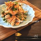 味付け不要ササミと明太子の和え物
