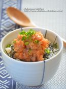 韓国風ネギトロ丼