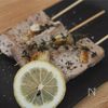 かつおのハーブオイル漬け串焼きの工程5