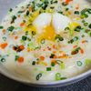 ヴェルの作ってみた!投稿(火を使わない!簡単混ぜるだけ!白だし豆乳うどん温玉のせ)
