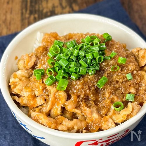 【みぞれ豚丼】さっぱりなのにご飯が進む!簡単スタミナ丼