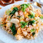 だしで旨々♪海鮮レタスチャーハン