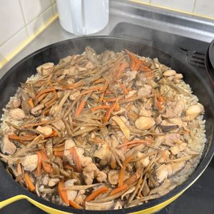 ご自由にどうぞ。の作ってみた!投稿(【かしわめし】甘くて濃い福岡の味♪おにぎりも最高!)