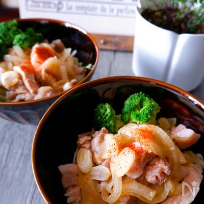 キャベツでカサ増し!スタミナ丼