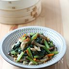 せいろで作る　
いろいろ野菜のしょうゆ麹あえ