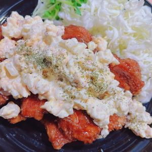 あーちゃん·͜· ♡の作ってみた!投稿(【びっくりチキン南蛮】ラクして絶品♡大好きなおかずを簡単に♬)