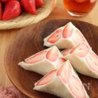 生クリーム不使用！いちごのヨーグルトサンド
