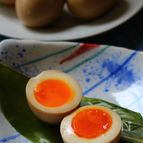 卵がごちそう　浸し瓢亭たまご。