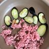 ワンパン10分♪【豚ひき肉とナスのチーズ焼き】とろじゅわ〜♡の工程2