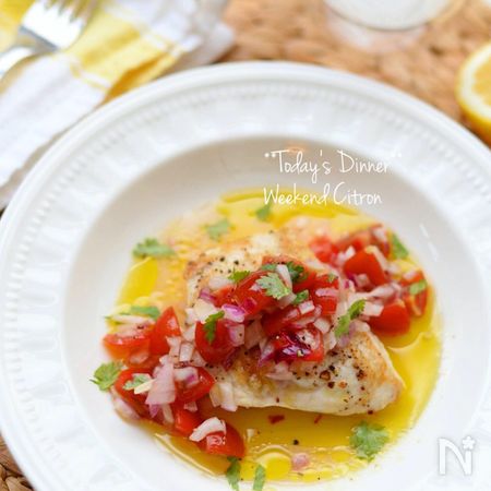 レモン香る さっぱり爽やかな白身魚のグリルラヴィゴットソース By 北島真澄 レシピサイト Nadia ナディア プロの料理家のおいしいレシピ レモン香る さっぱり爽やかな白身魚のグリルラヴィゴットソース By 北島真澄 レシピサイト Nadia ナディア プロの料理家のおいしいレシピ