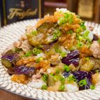 レンチンで簡単♬豚バラ茄子のさっぱりおろしポン酢♬