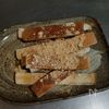食パンで手軽に！ダブルチーズバーガーの工程7