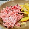 【豚肉とさつま芋のあっさり炒め】の工程2